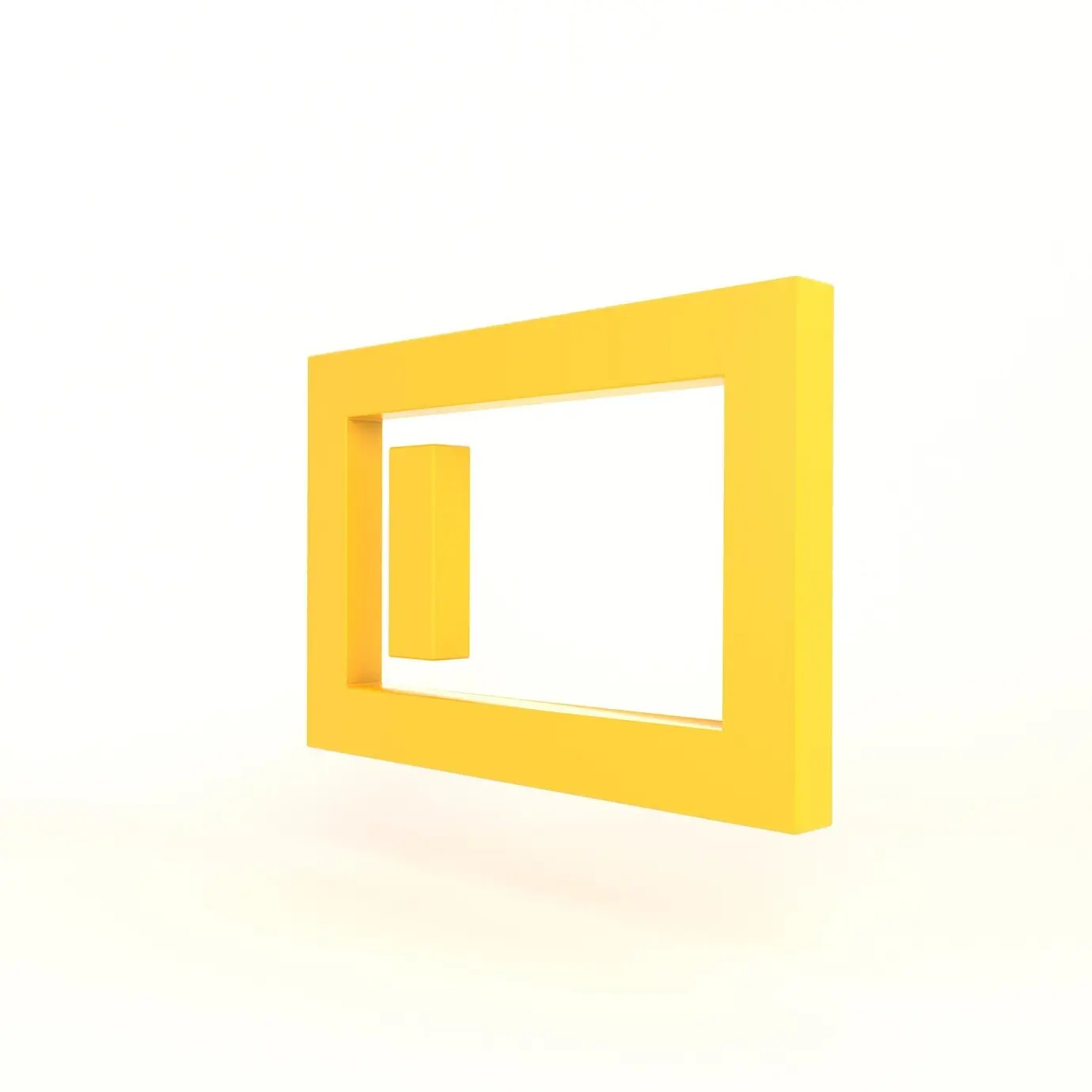 Low battery sign on the right side against a white background.